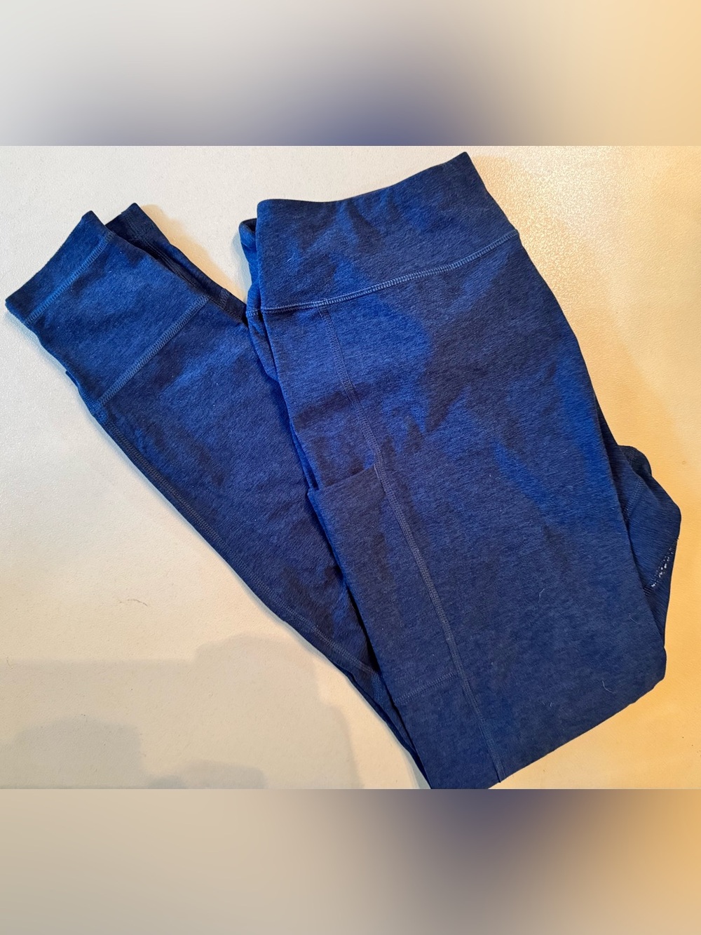 Duluth Trading Co Navy Blue Alaskan Hardgear Mid-Rise Leggings